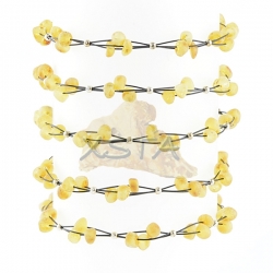 Raw barok new style amber bracelet